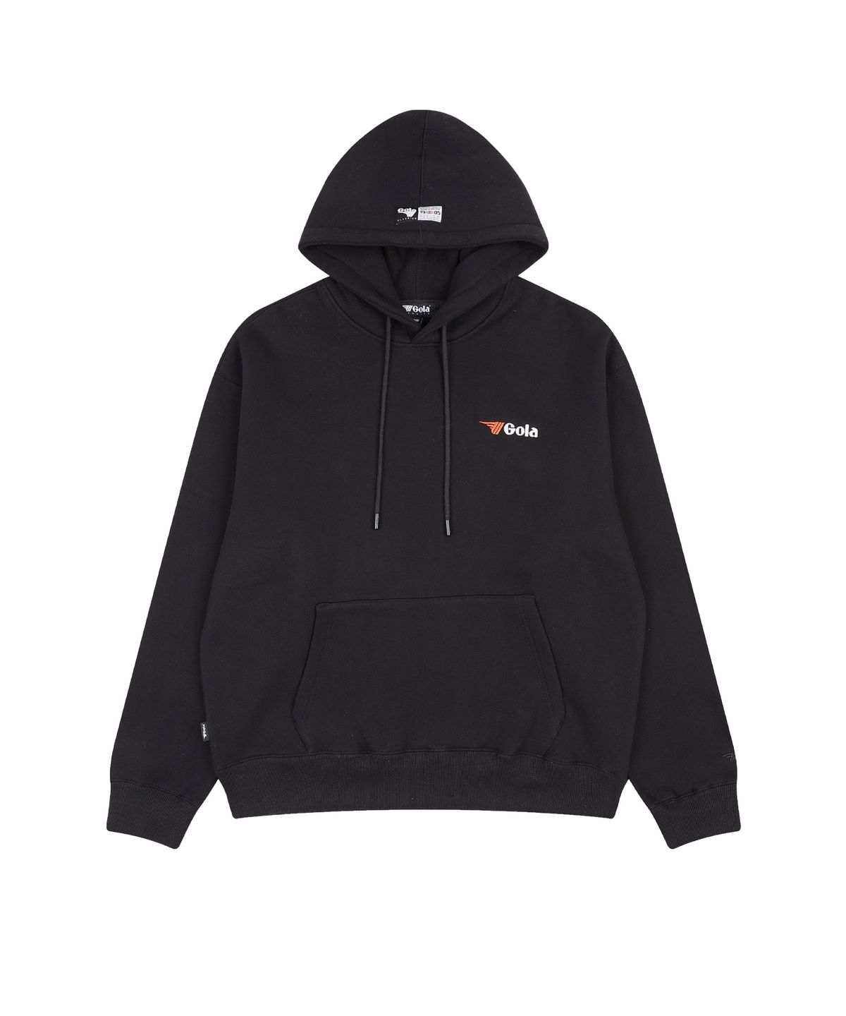 골라(GOLA) LOGO SWEAT HOODIE [BLACK]