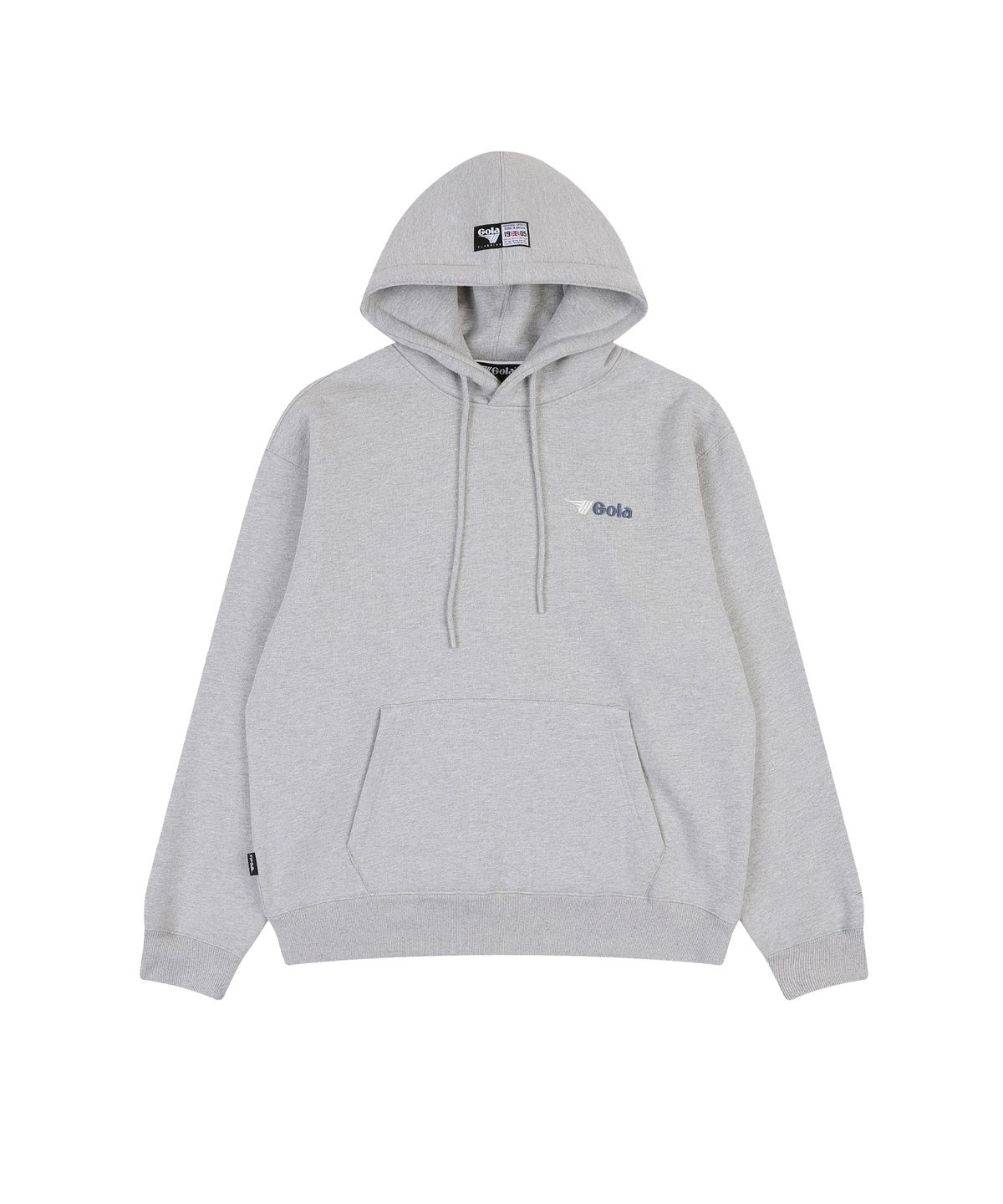 골라(GOLA) LOGO SWEAT HOODIE [MELANGE GREY]