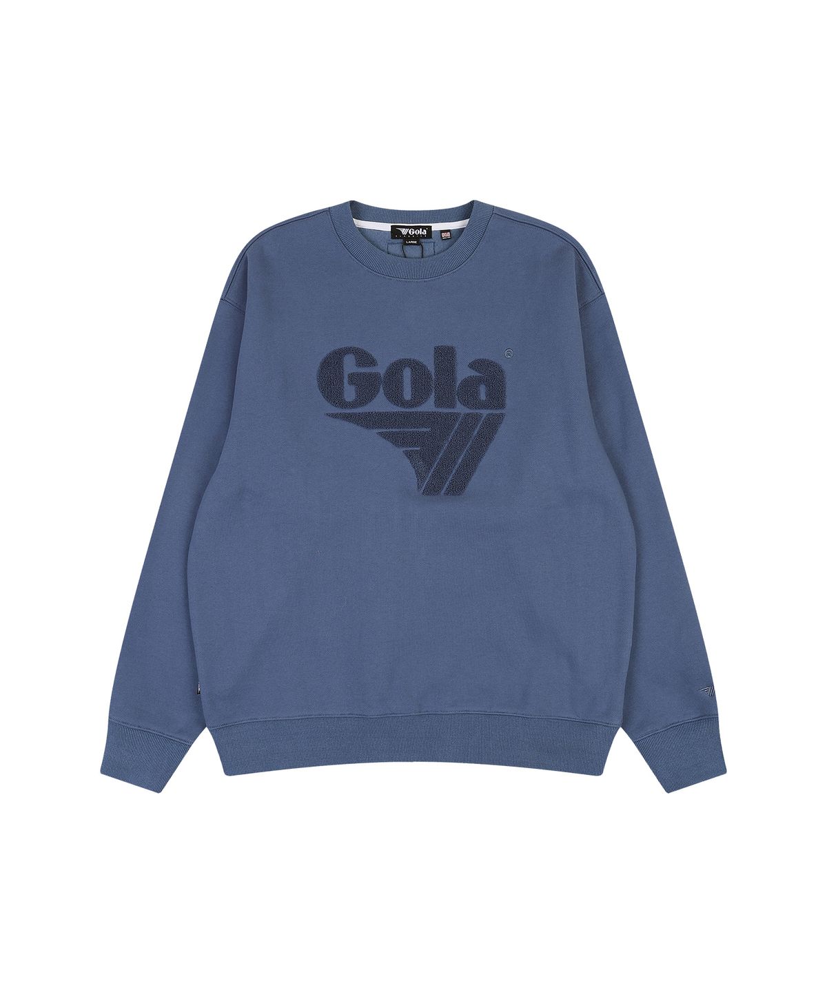 골라(GOLA) BOUCLE LOGO SWEAT SHIRTS [DEEP BLUE]