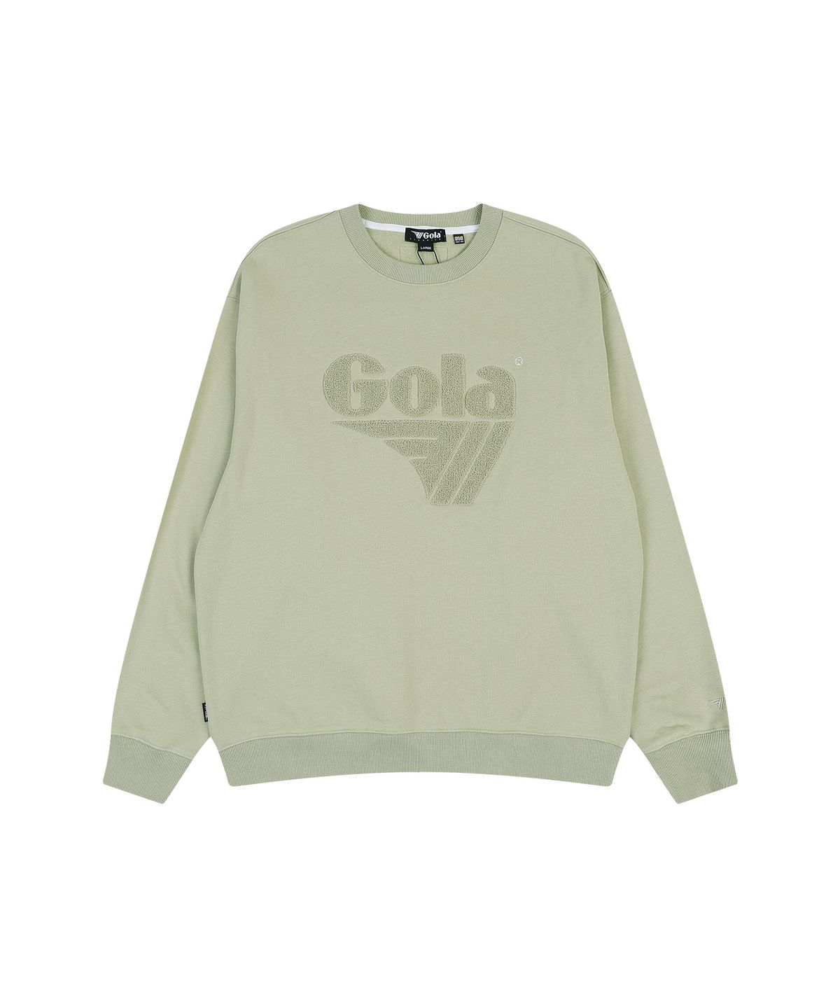 골라(GOLA) BOUCLE LOGO SWEAT SHIRTS [KHAKI]