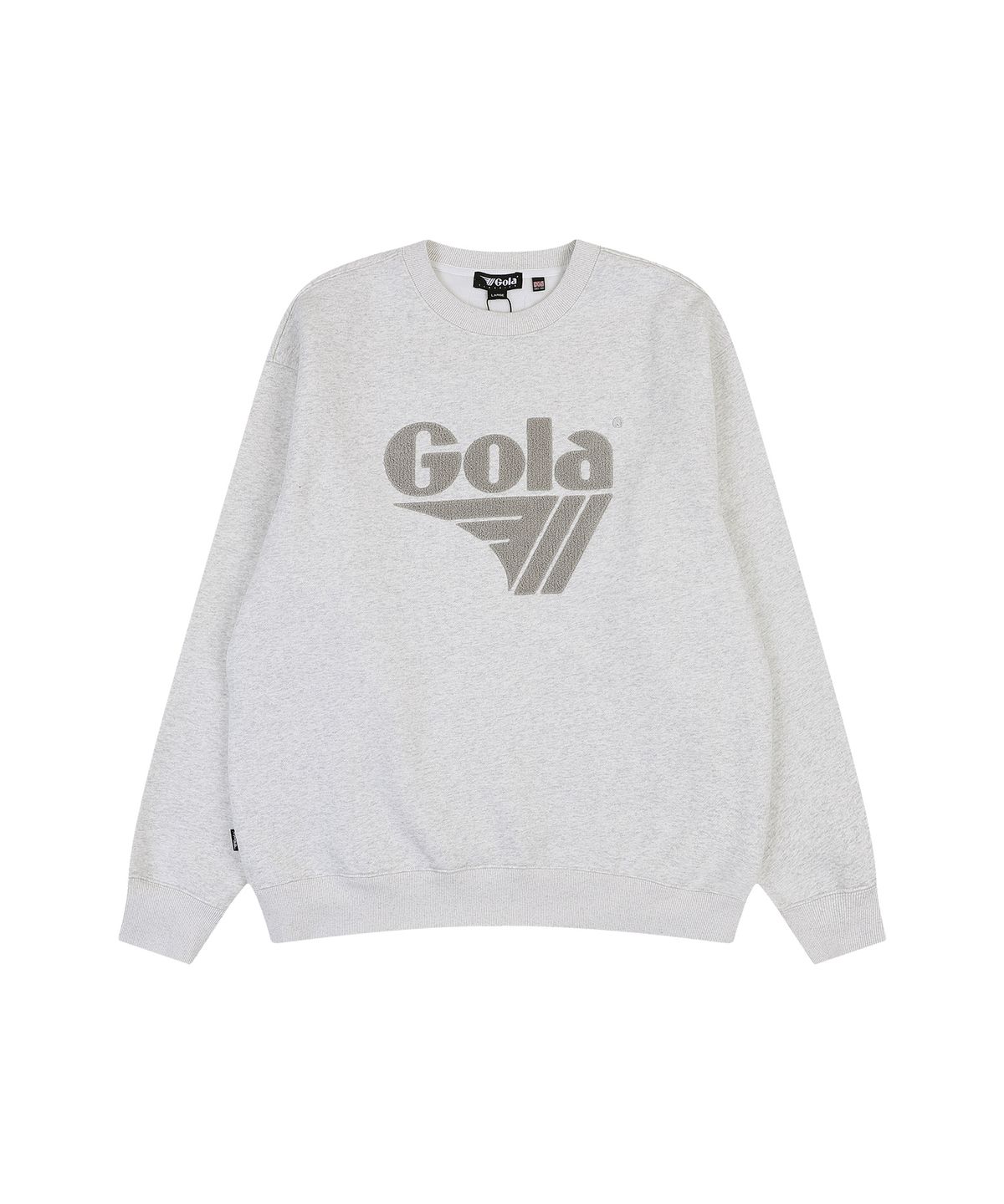 골라(GOLA) BOUCLE LOGO SWEAT SHIRTS [OATMEAL]