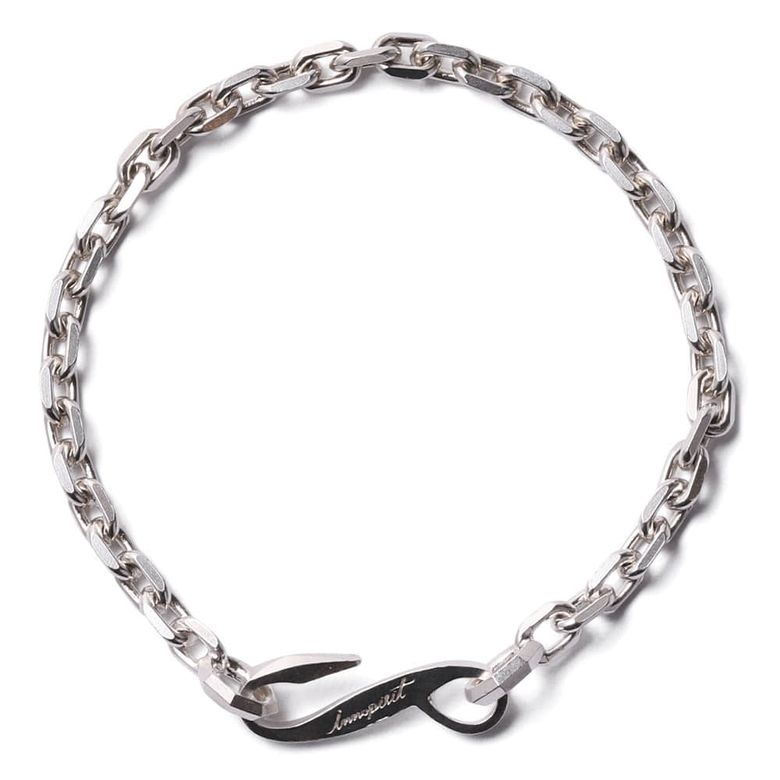 헥사 커팅 체인 92.5 Silver 팔찌(4mm) 유광 매트