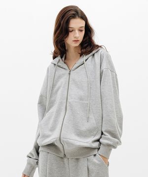 베이직 우먼 2WAY 오버핏 후드집업 2 Color [ULZH_1001]