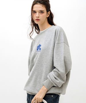 퍼즐링 오버핏 맨투맨 5 Color [ULZM_5022]