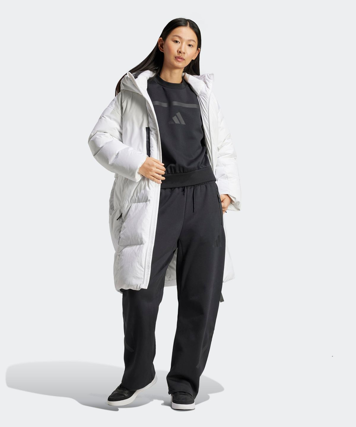 아디다스(ADIDAS) 마이쉘터 다운 파카 - 화이트 / IZ4622