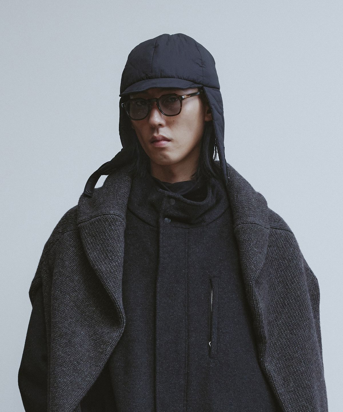유스(YOUTH) Padded Trooper Hat - Black