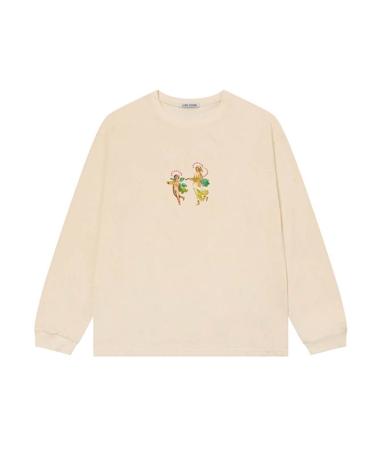 FLIRTING ANGELS LONG SLEEVE OVERSIZED