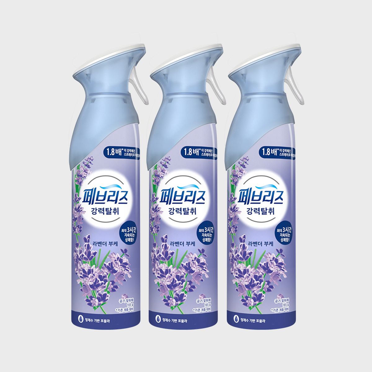 페브리즈(FEBREZE) 에어 라벤더 부케165g 3개