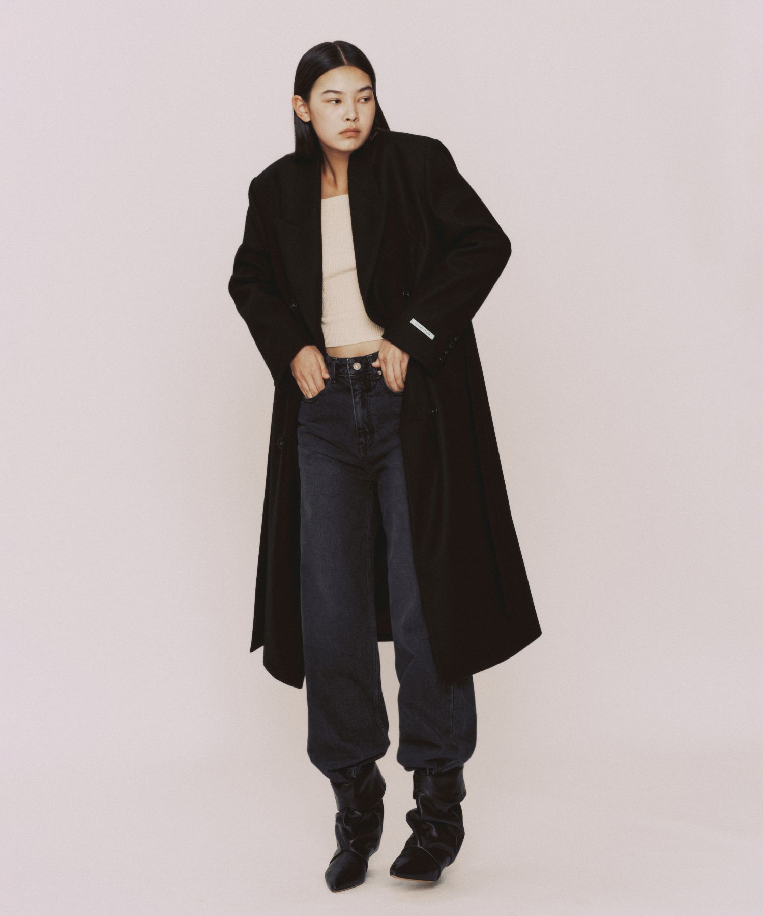 [INSTANTFUNK] SEMI WIDE DENIM PANTS /追跡付 MUSINSA公式 | INSTANTFUNK Semi wide denim pants