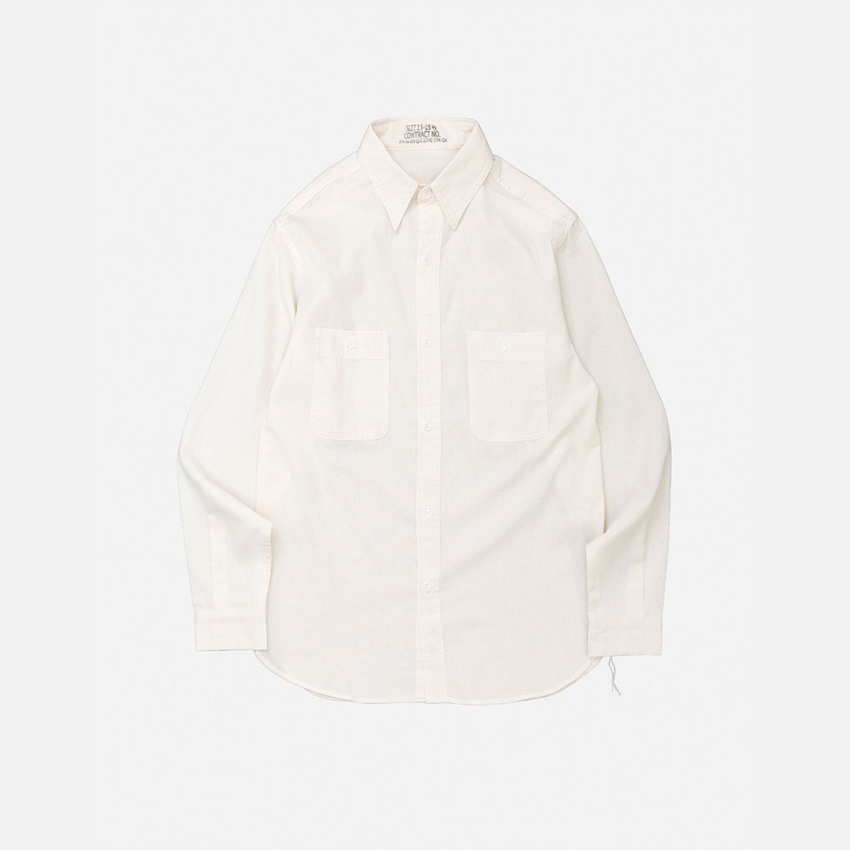 와이엠씨엘케이와이(YMCL KY) US Type Chambray Shirt (50s Model) - Natural