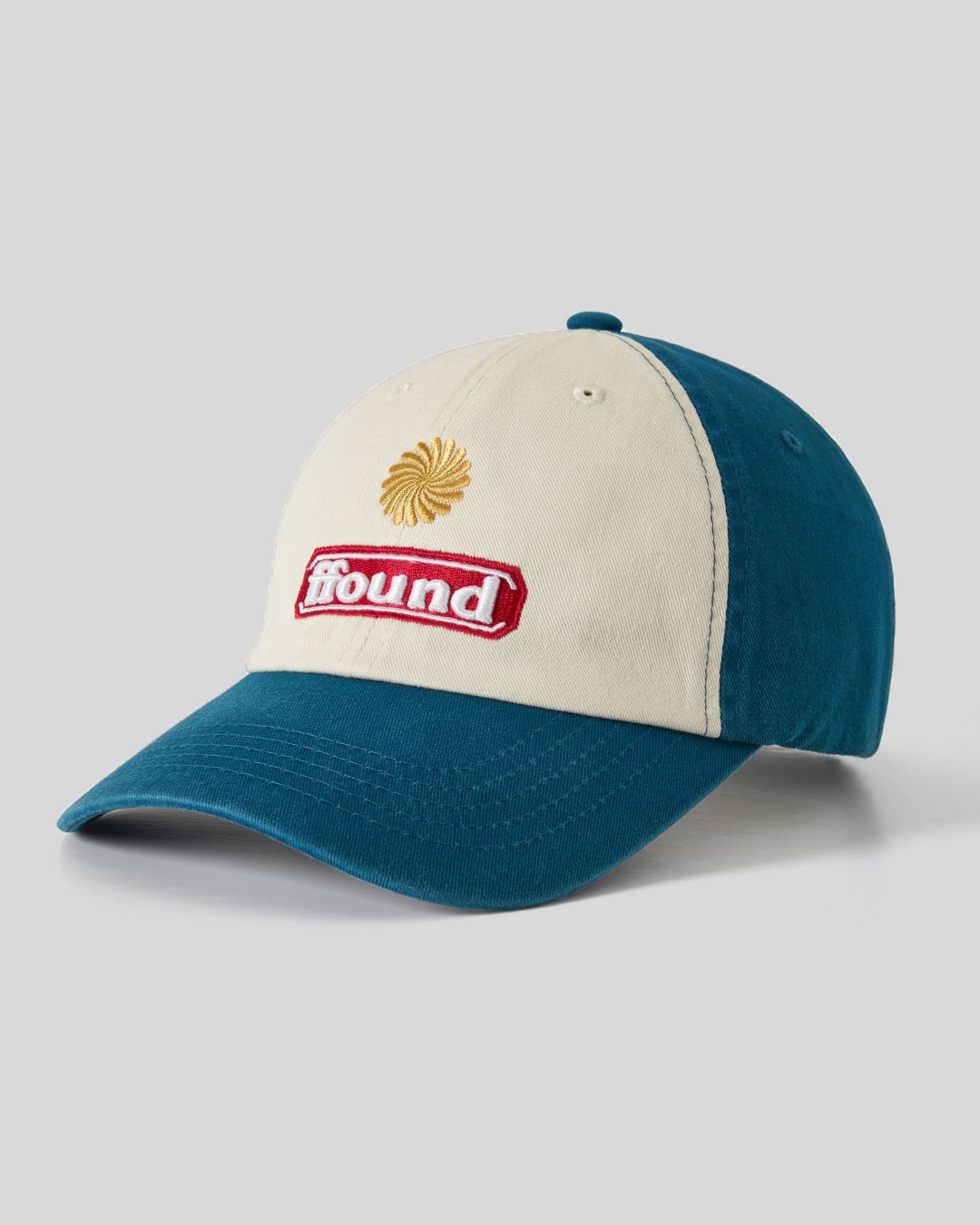 ☆HUMAN N CAT☆ Pound 3 Destroyed Washed Denim Ball Cap Blue MUSINSA | HUMAN N CAT Pound 3 Panel Washed Ball Cap [Blue/Ivory]