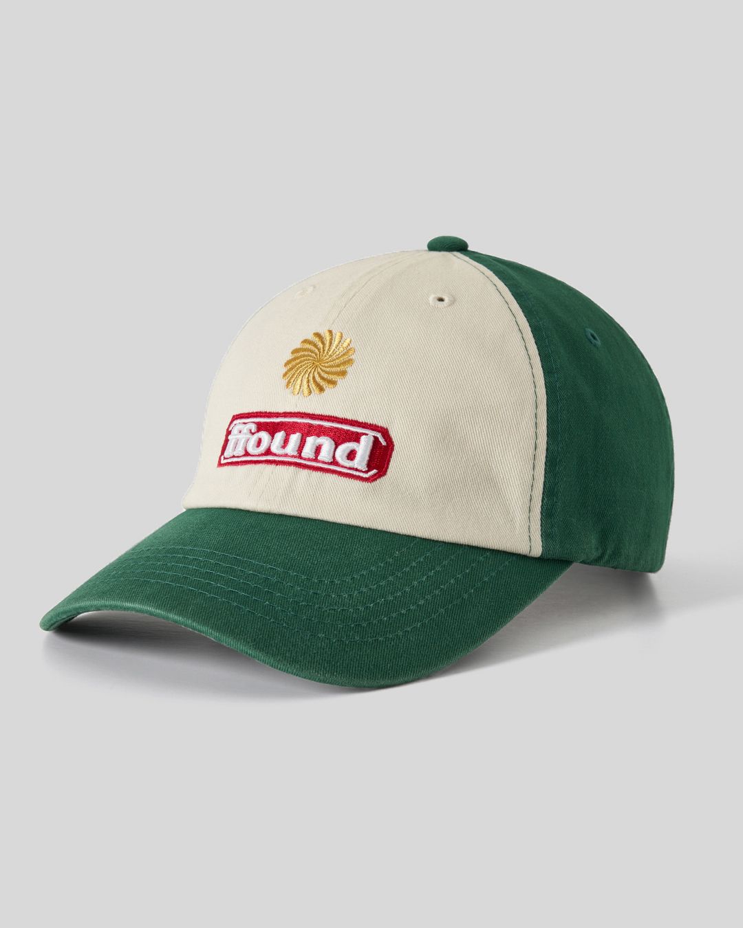 ☆HUMAN N CAT☆ Pound 3 panel washed ball cap green ivory FF MUSINSA | HUMAN N CAT Pound 3 Panel Washed Ball Cap [Green