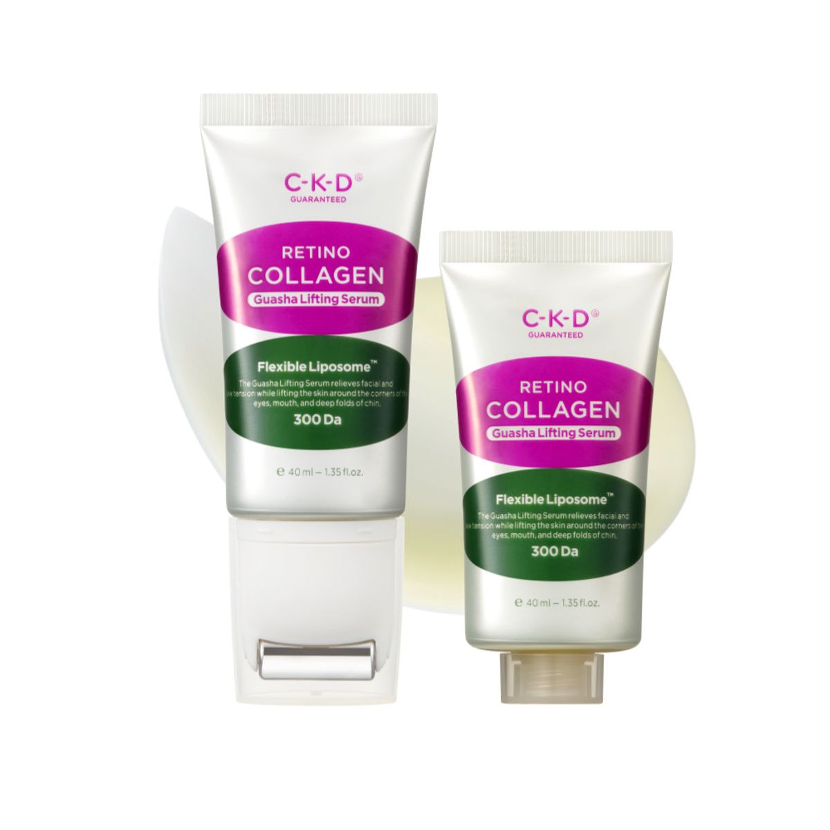 씨케이디 개런티드(CKD GUARANTEED) 레티노콜라겐 저분자 300 괄사 리프팅 세럼 40ml+리필 40ml