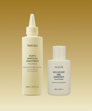 [극찬조합] 손상모 결케어 2종 (앰플 트리트먼트 200ml+ 리커버리 오일 에센스 100ml)