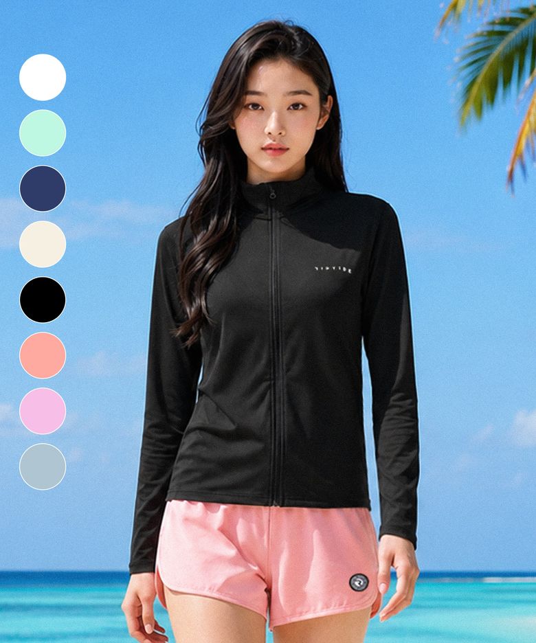 원더 여성 멀티 액티브 래쉬가드 집업 (9color) / RC903W