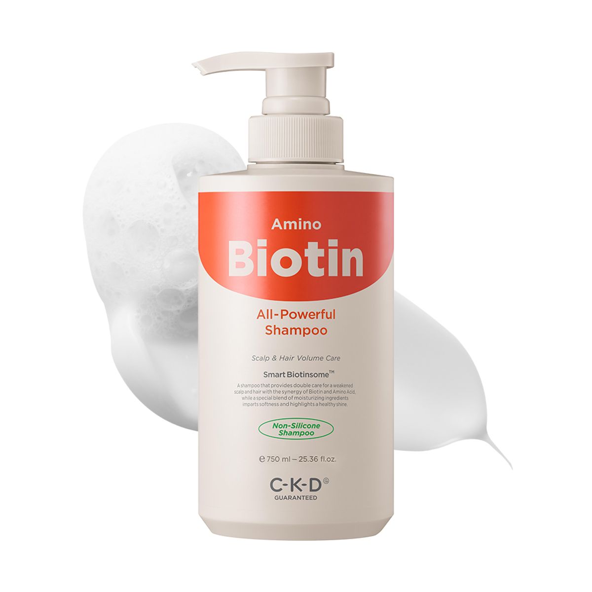 씨케이디 개런티드(CKD GUARANTEED) 아미노비오틴 올파워풀 샴푸 750ml