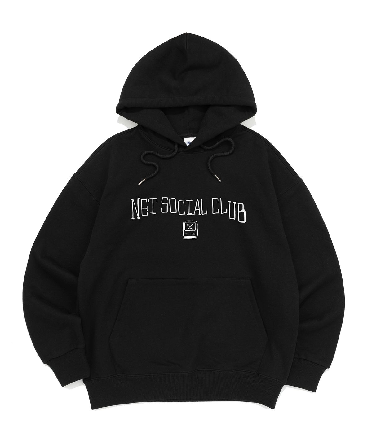 넷소셜클럽(NET SOCIAL CLUB) [기모선택] 페이탈 에러 후드티 (블랙)