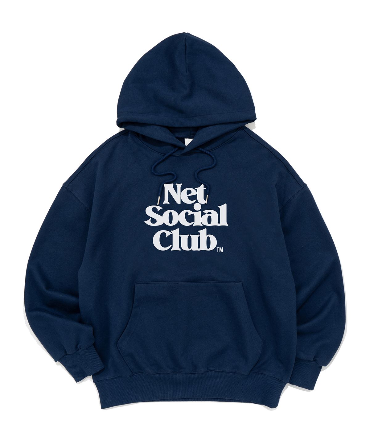 넷소셜클럽(NET SOCIAL CLUB) [기모선택] OG 로고 오리지널 후드티 (다크블루)