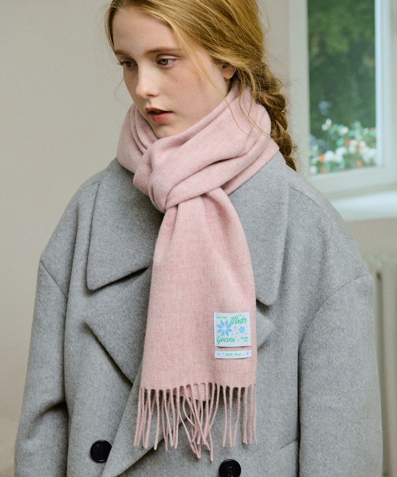 Snowflake Wool Muffler - 4colors 울 머플러