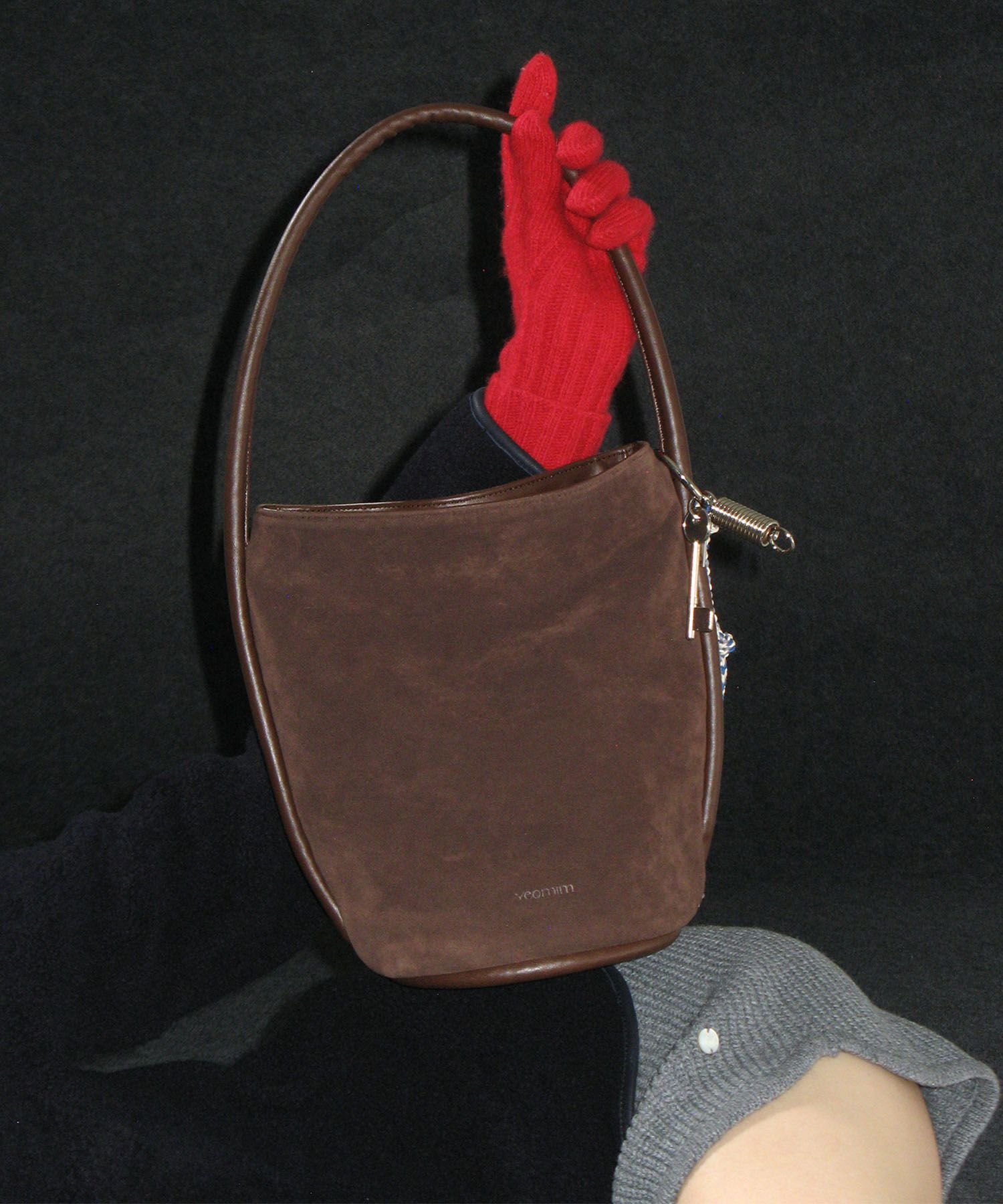 ★YEOMIM★ beaker bag suede brown yeo-300 MUSINSA | YEOMIM beaker bag (suede brown)