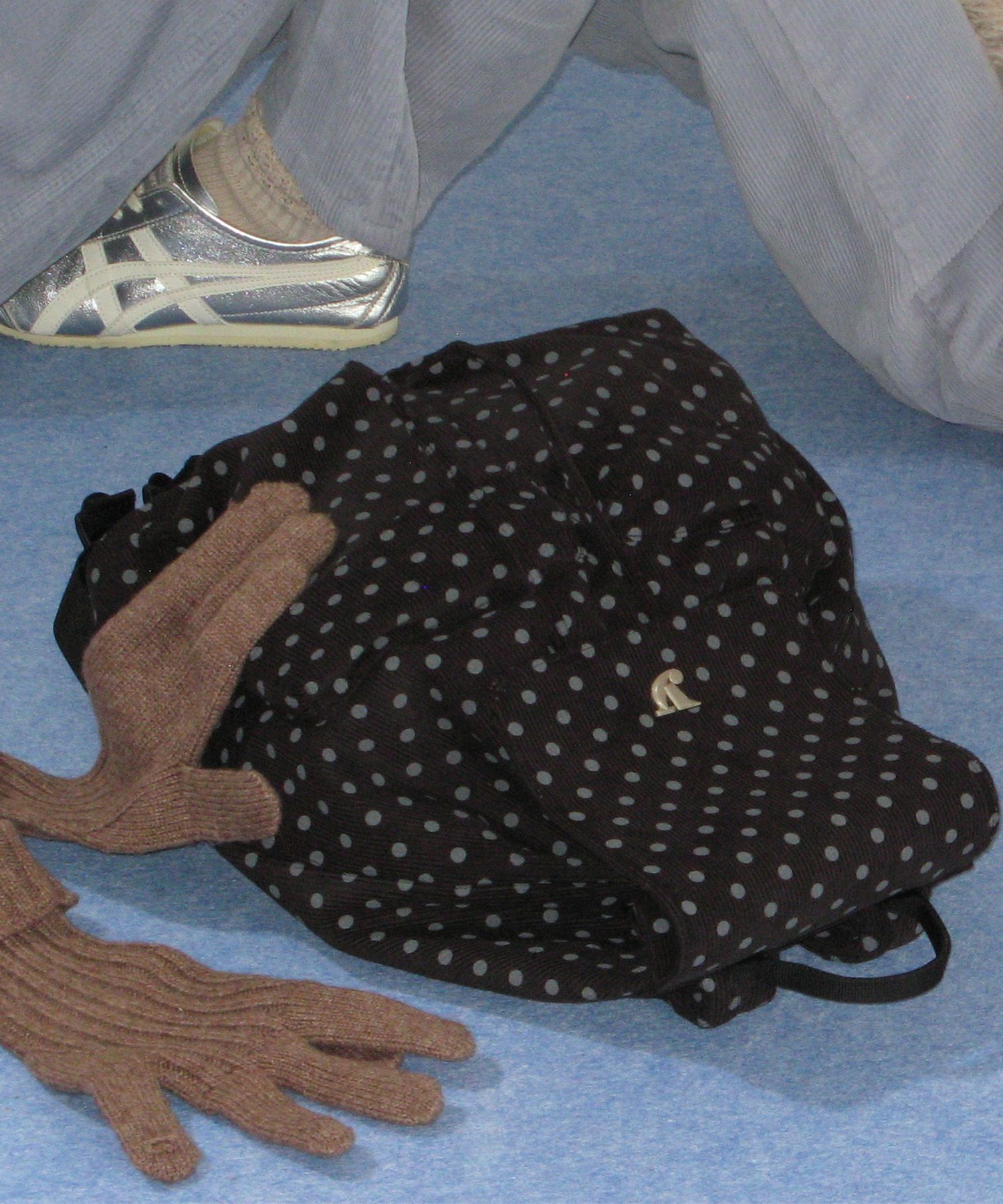 MUSINSA | YEOMIM day backpack (dot corduroy)