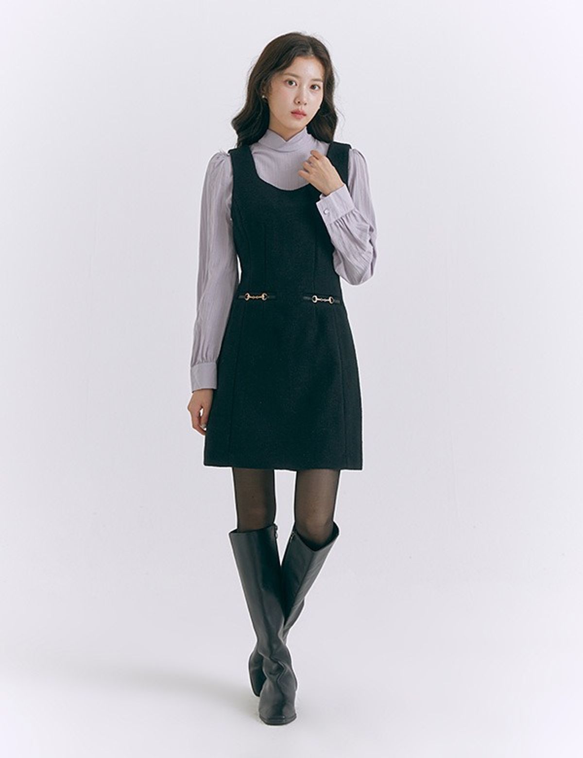 로엠(ROEM) 뷔스티에 미니 원피스_RMOWE4VRT1