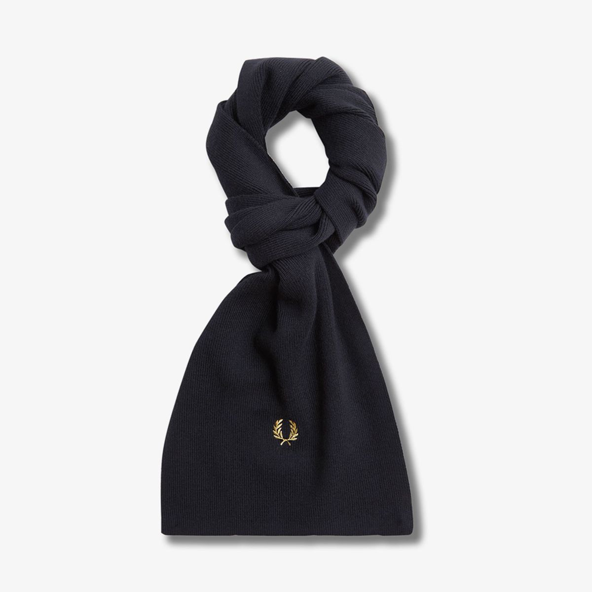 프레드페리(FRED PERRY) 클래식 메리노울 스카프 - 블랙 CFPU2438140-102