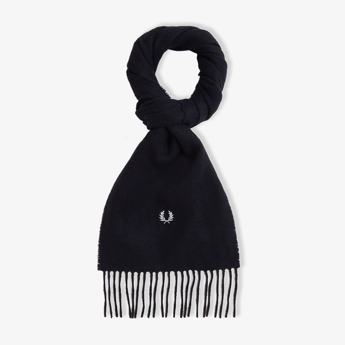 프레드페리(FRED PERRY) 램스울 스카프 - 블랙 CFPU2434126-184