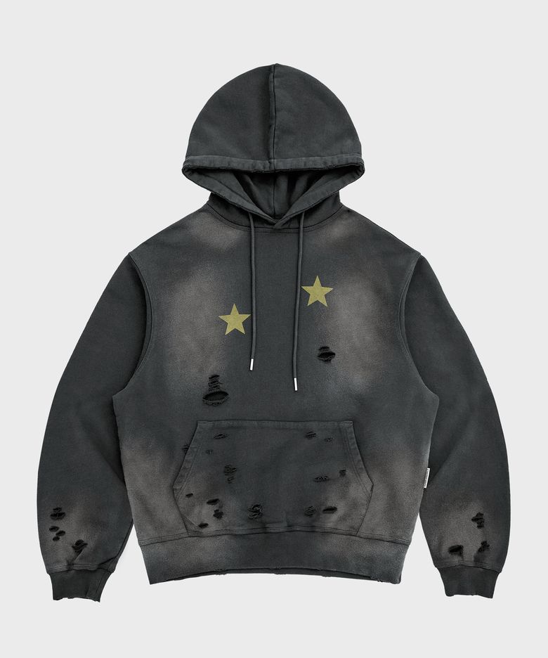 DYING STAR HOODIE BLACK