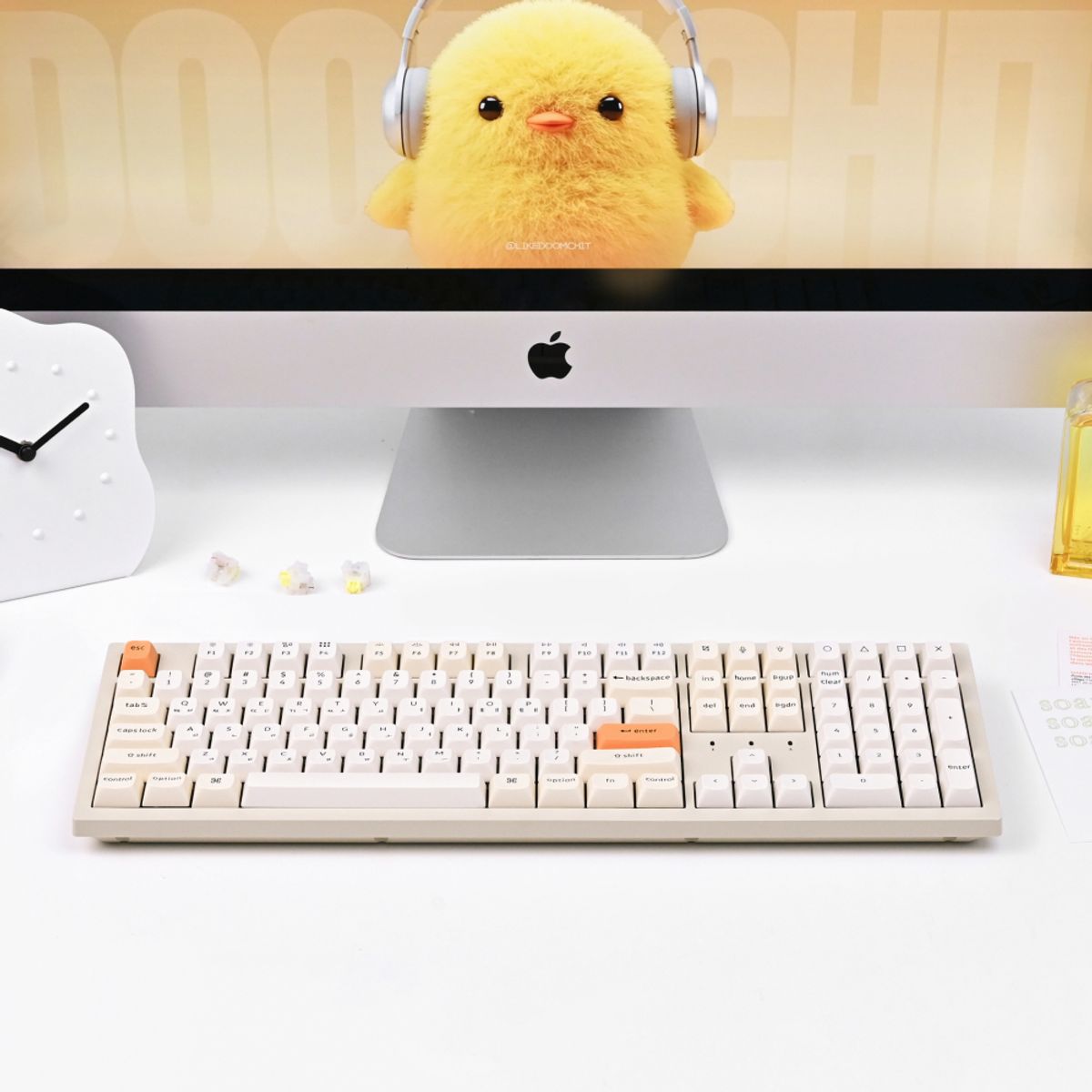 키크론(KEYCHRON) 키크론 K10 PRO MAX 무선 RGB 핫스왑 저소음 기계식 키보드
