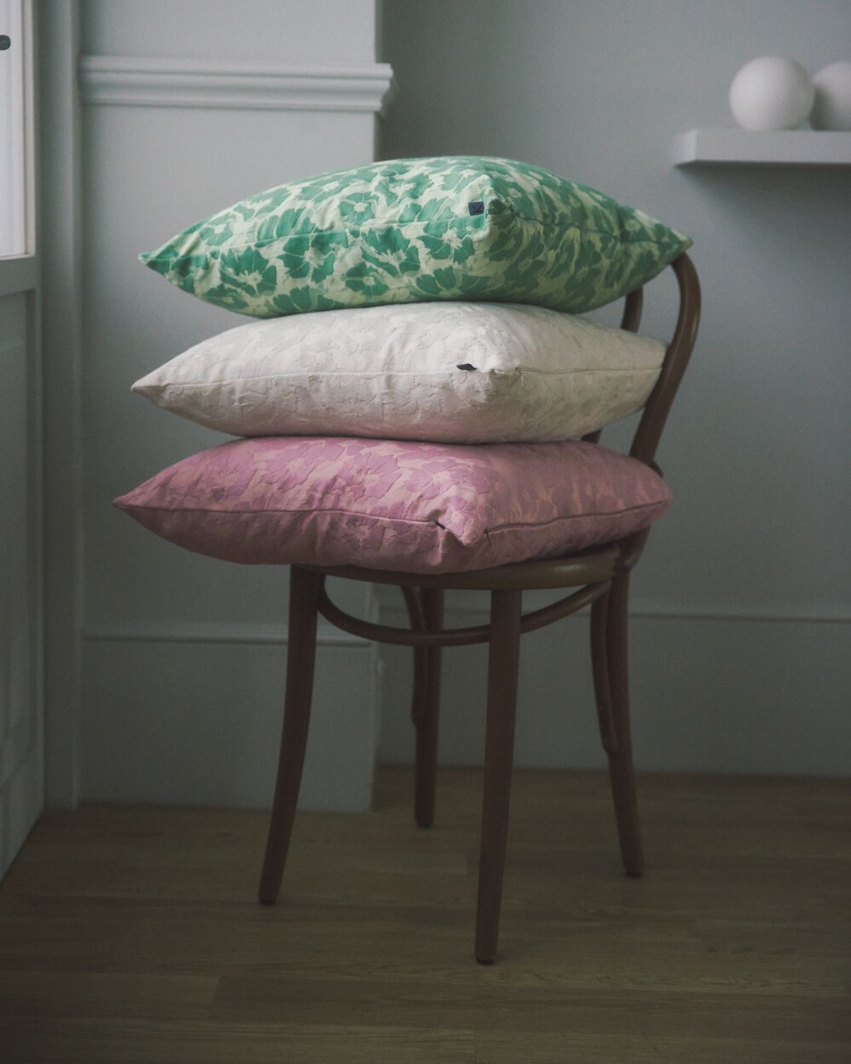 칸드(KAND) Jacquard Hydrangea 쿠션커버 3colors