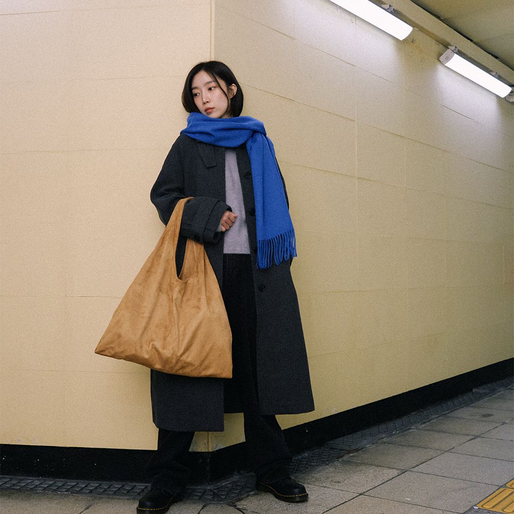 MUSINSA公式 | FLOR Flor Market Bag Suede Beige