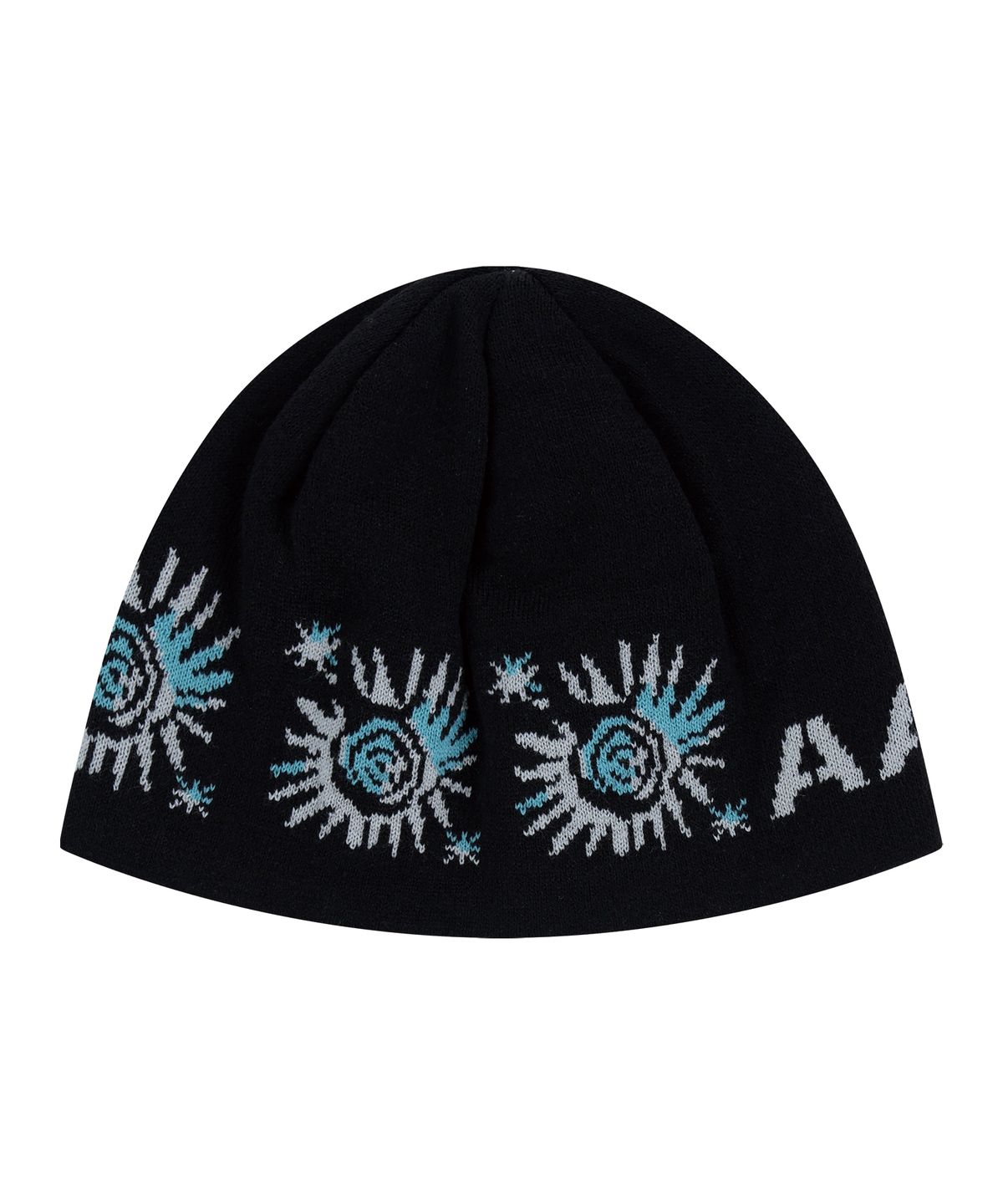 아캄(AAKAM) Small Sun Jacquard Beanie (Black)