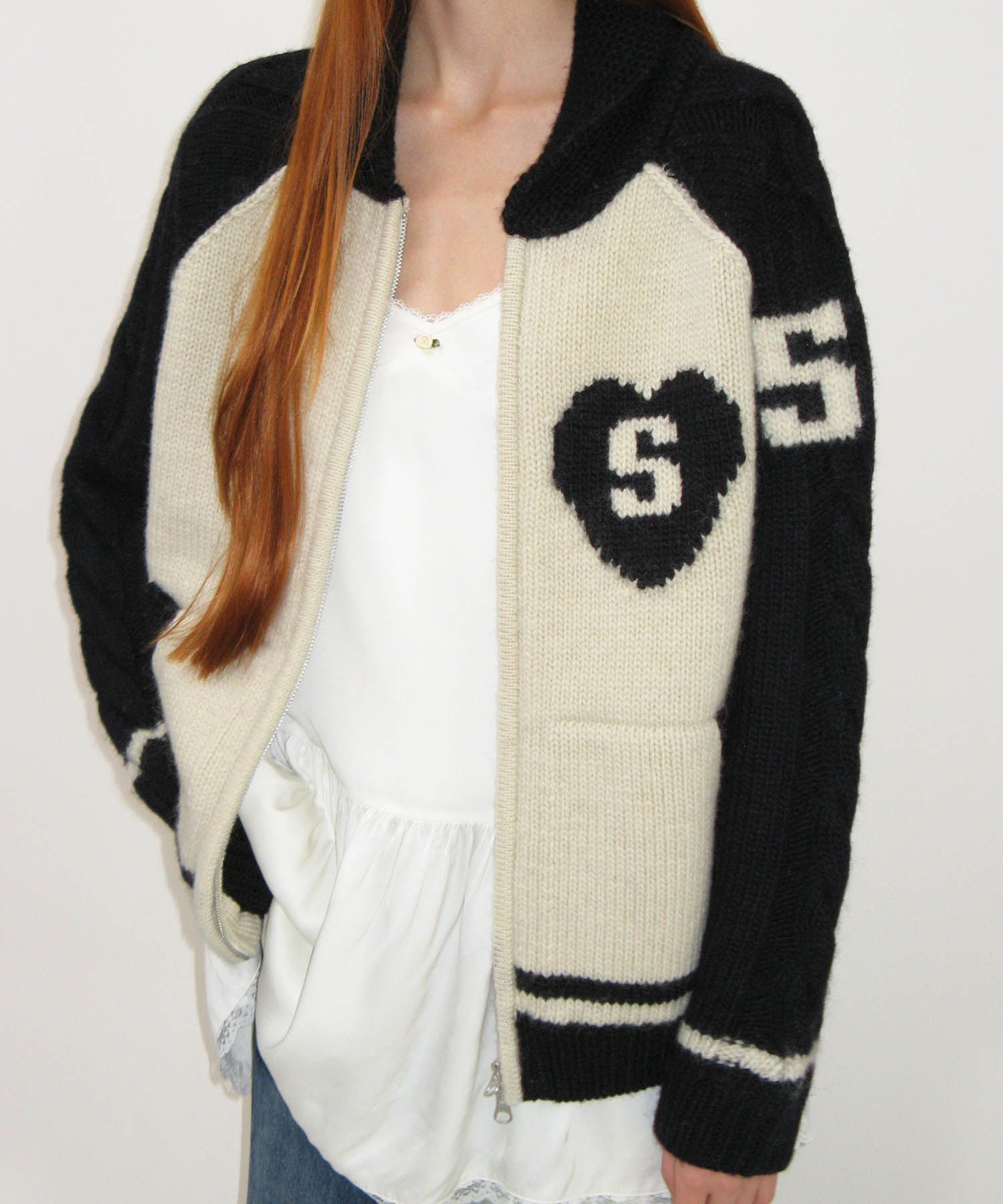 【SUNBURN PROJECT】Sunburn Cowichan Cable Jacket★追跡付 Sunburn Cowichan Cable Jacket (RED) - sunburnproject