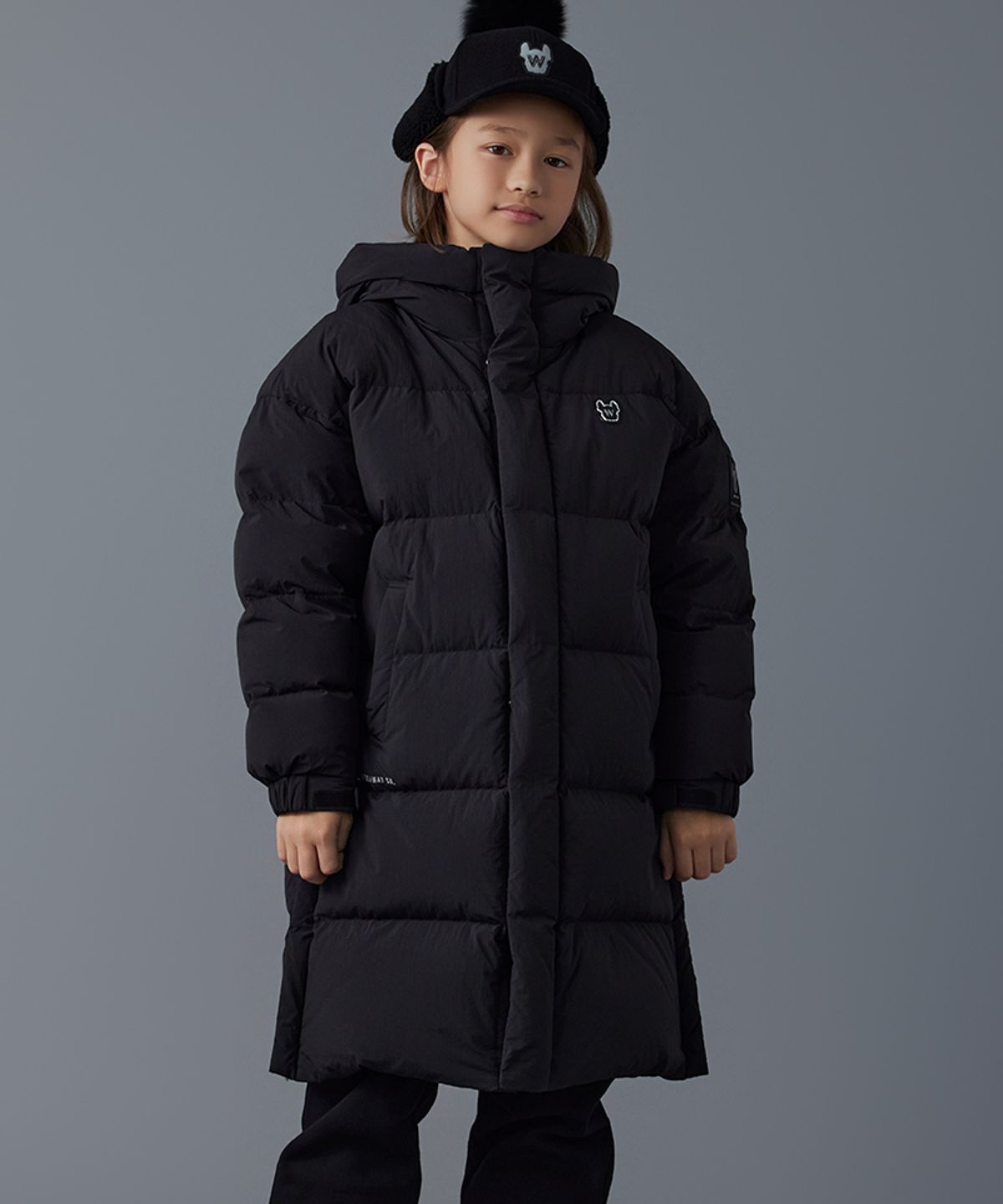 라이프워크 키즈(LIFEWORK KIDS) 키즈) 베이직 후드 롱 다운 점퍼