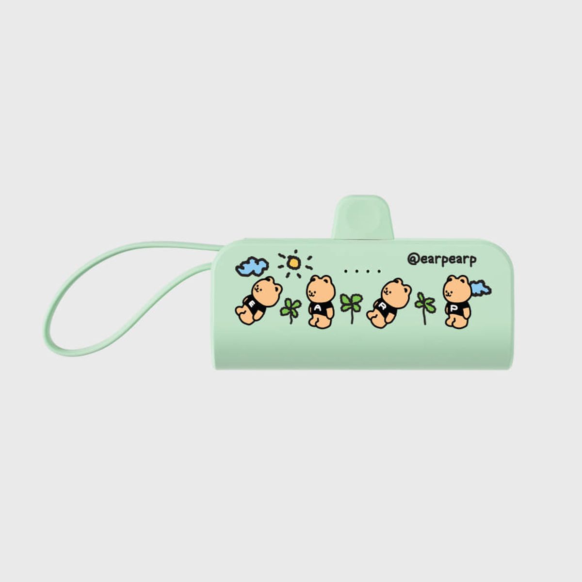 어프어프(EARPEARP) 데이 코비-GREEN(도킹형 보조배터리)