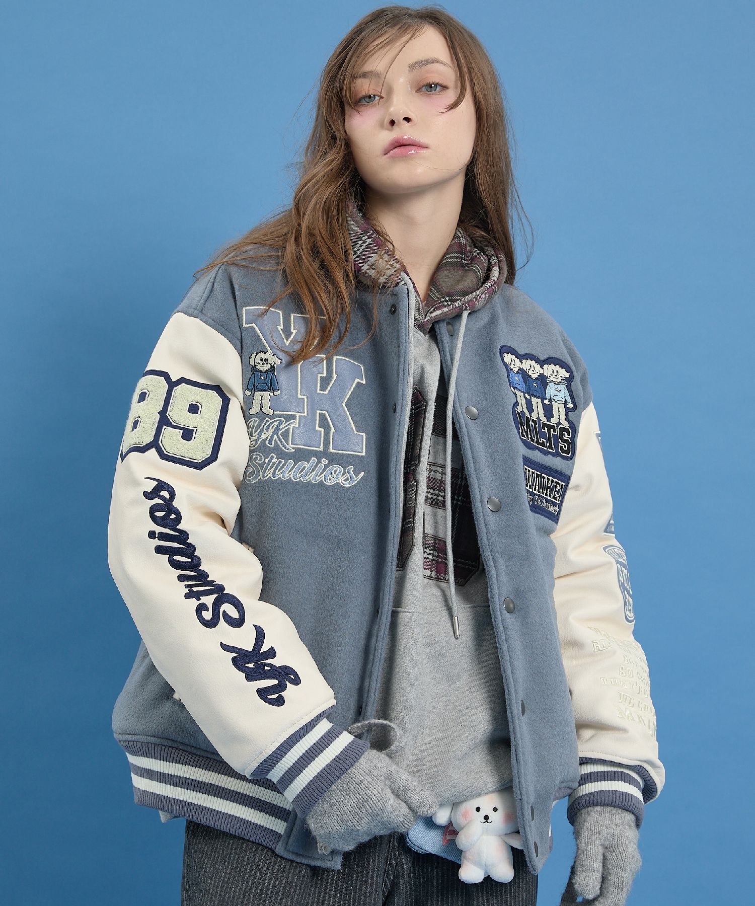 さらに100円引き◆WAI KEI◆MLTS Varsity Jacket さらに100円引き◇WAI KEI◇MLTS Varsity Jacket