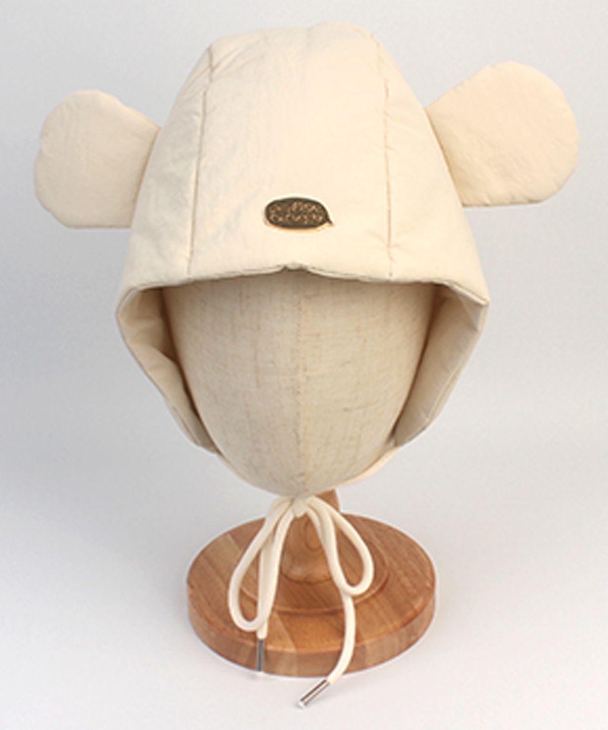 유니버셜 케미스트리(UNIVERSAL CHEMISTRY) Bubble Mouse Padding Ivory Balaclava 패딩모자