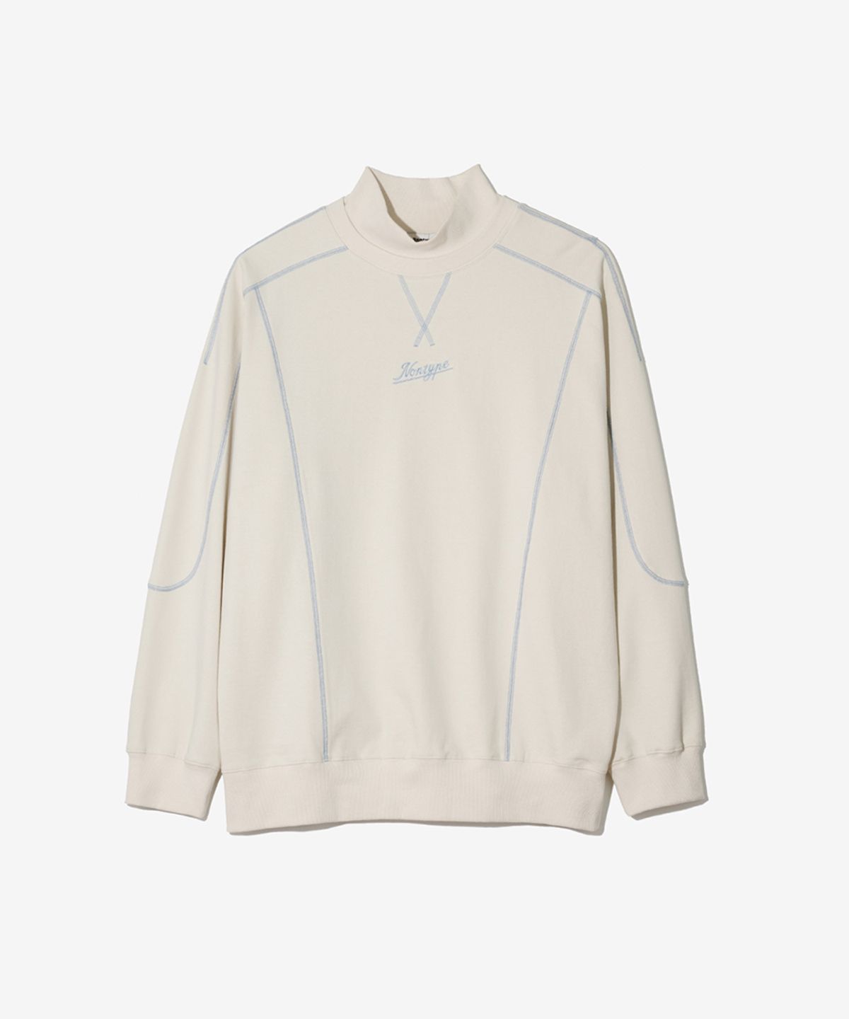 논타입(NONTYPE) TURTLE STITCH SWEATSHIRTS (IVORY)