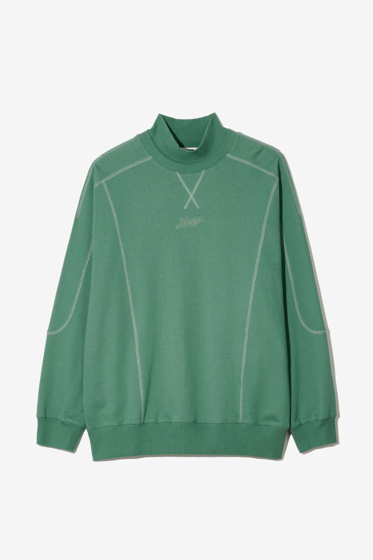 논타입(NONTYPE) TURTLE STITCH SWEATSHIRTS (GREEN)