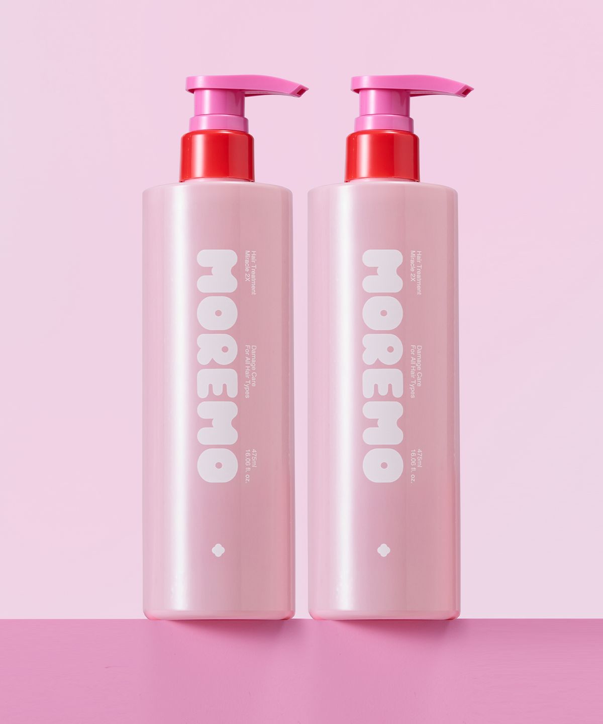 모레모(MOREMO) 헤어 트리트먼트 미라클 2X 475ML 대용량 듀오세트