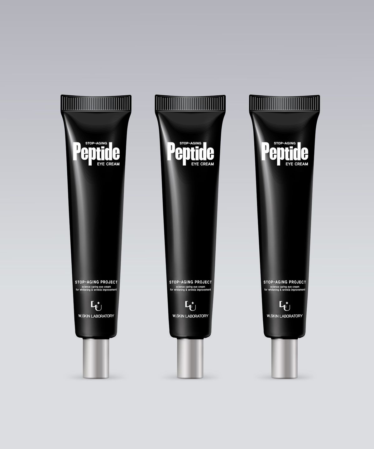 더블유피부연구소(W.SKIN LABORATORY) [ 3 pack ] 스탑에이징 펩타이드 아이크림 30ml