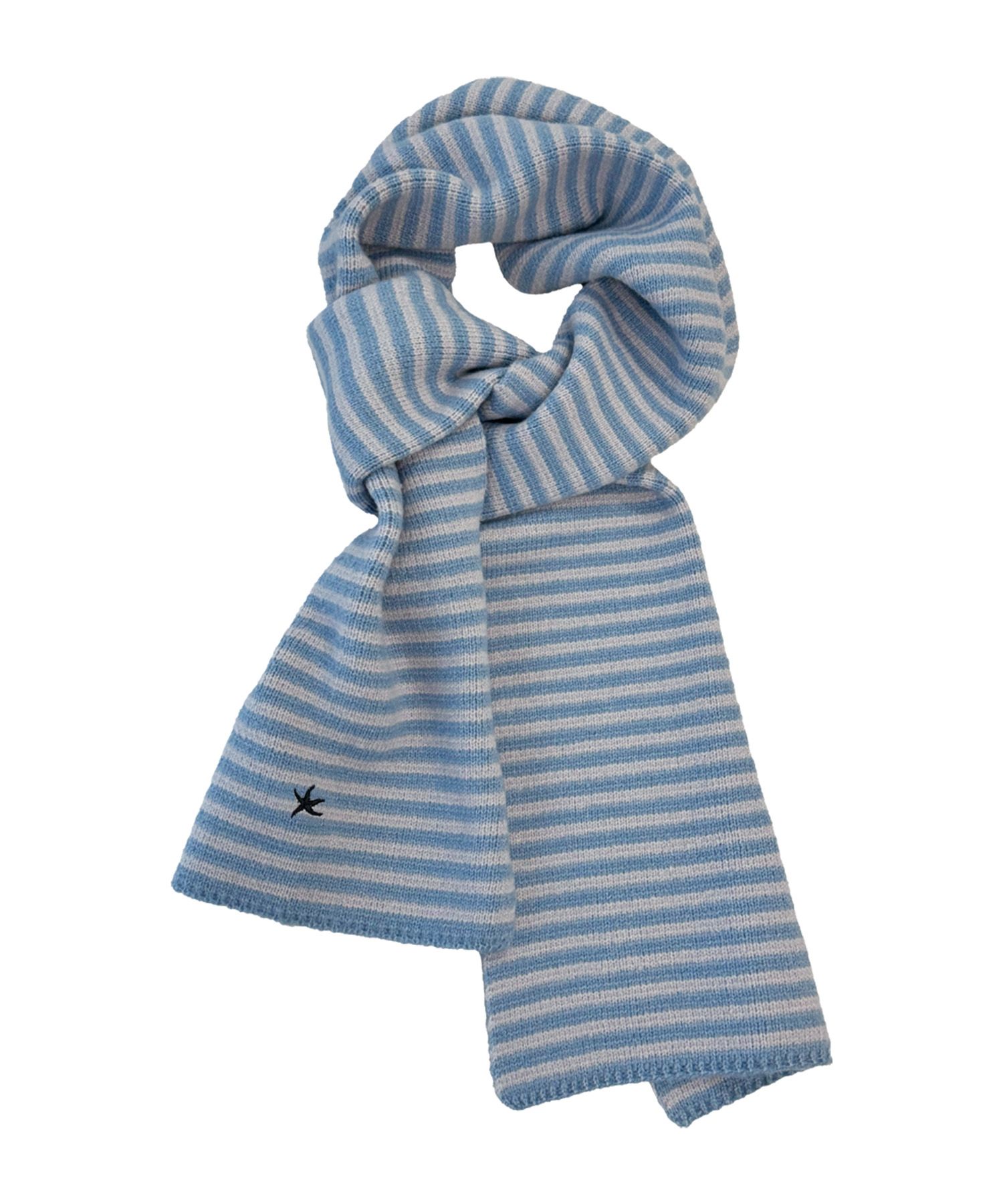 ◇THE COLDEST MOMENT◇ TCM mini logo plain muffler sky blue MUSINSA | THE COLDEST MOMENT TCM mini logo stripe muffler
