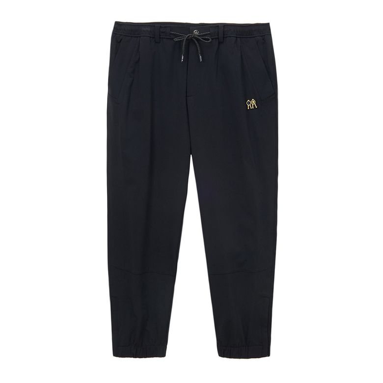 롤롤 슬라이드 팬츠 블랙 옐로로고 Roll Roll Slide Pants Yellow Logo