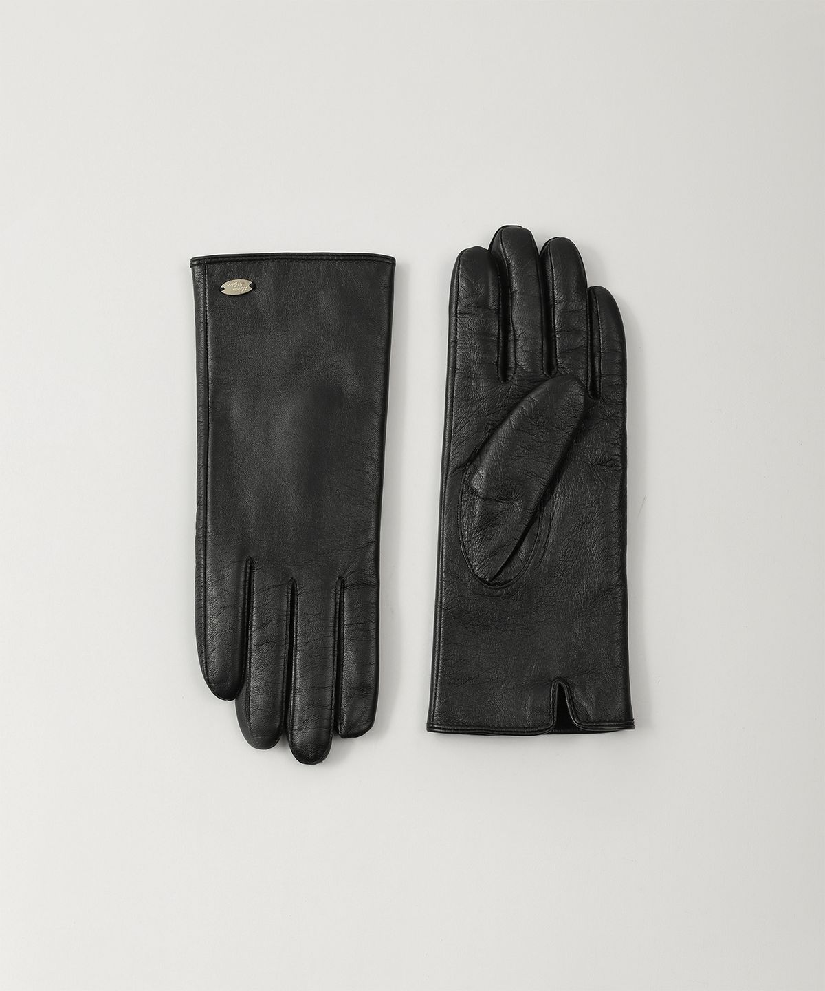 프롬웨얼(FROMWHERE) Leather Gloves Black