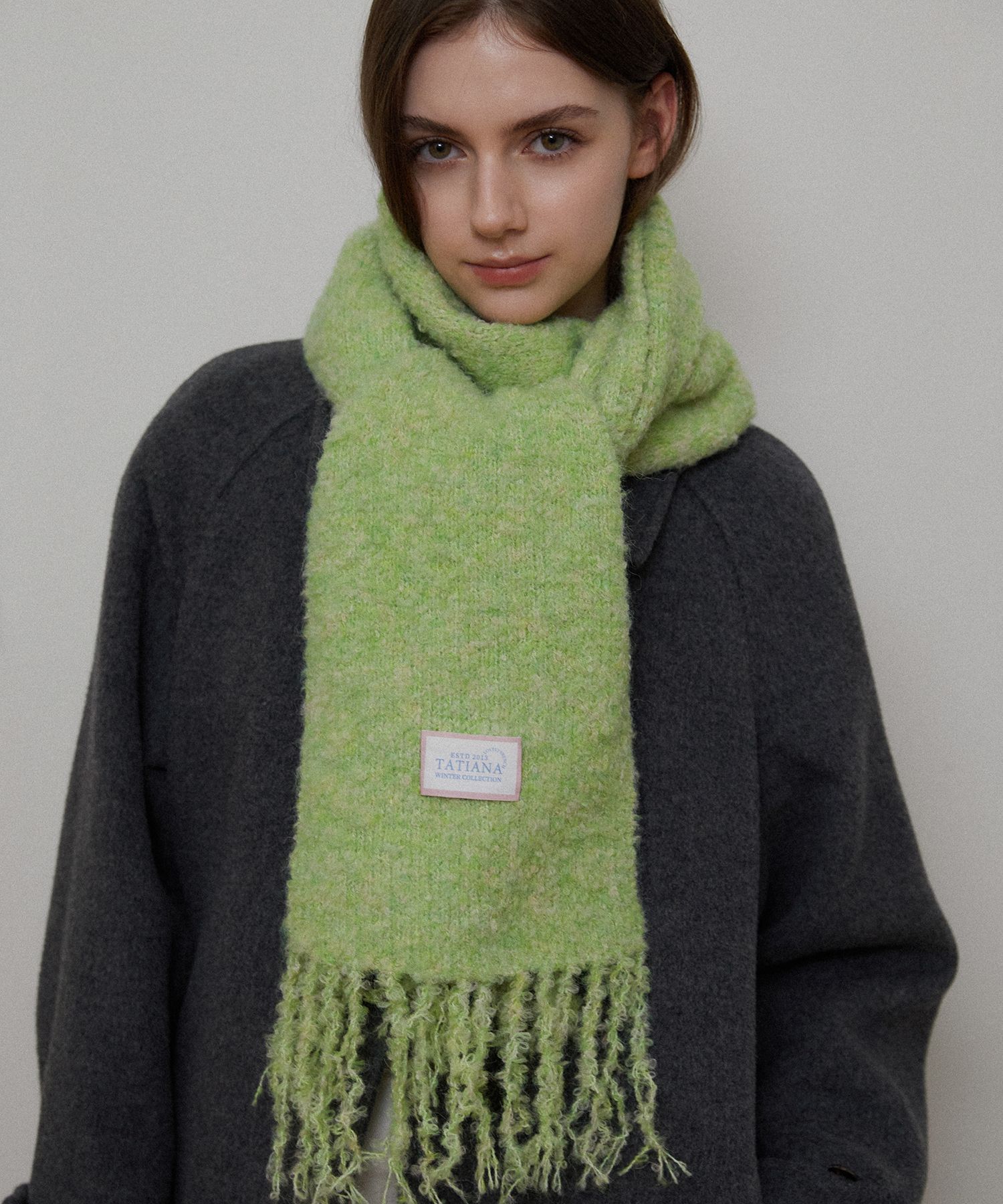 ●TATIANA● Snuggle Buckle Fringe Muffler MF8100 3 Colors 50 MUSINSA | TATIANA Snuggle Buckle Fringe Muffler MF8100 3 Colors