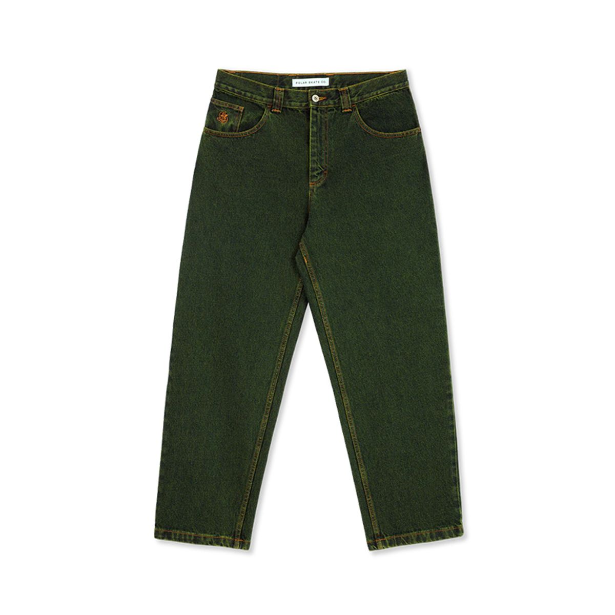 폴라(POLAR) 93 Pants - Chartreuse/Blue