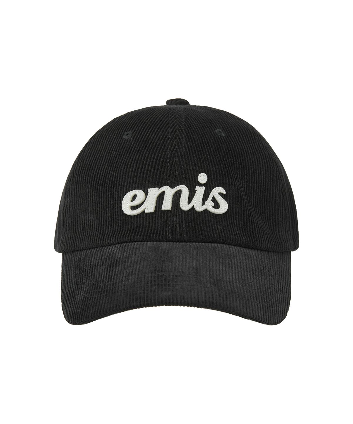 이미스(EMIS) APPLIQUE CORDUROY BALL CAP-BLACK