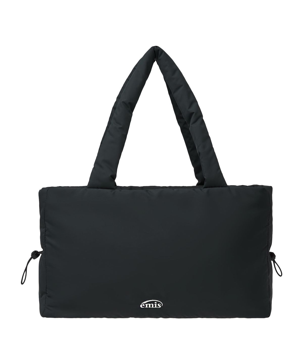 이미스(EMIS) PUFFER STRING TOTE BAG-BLACK