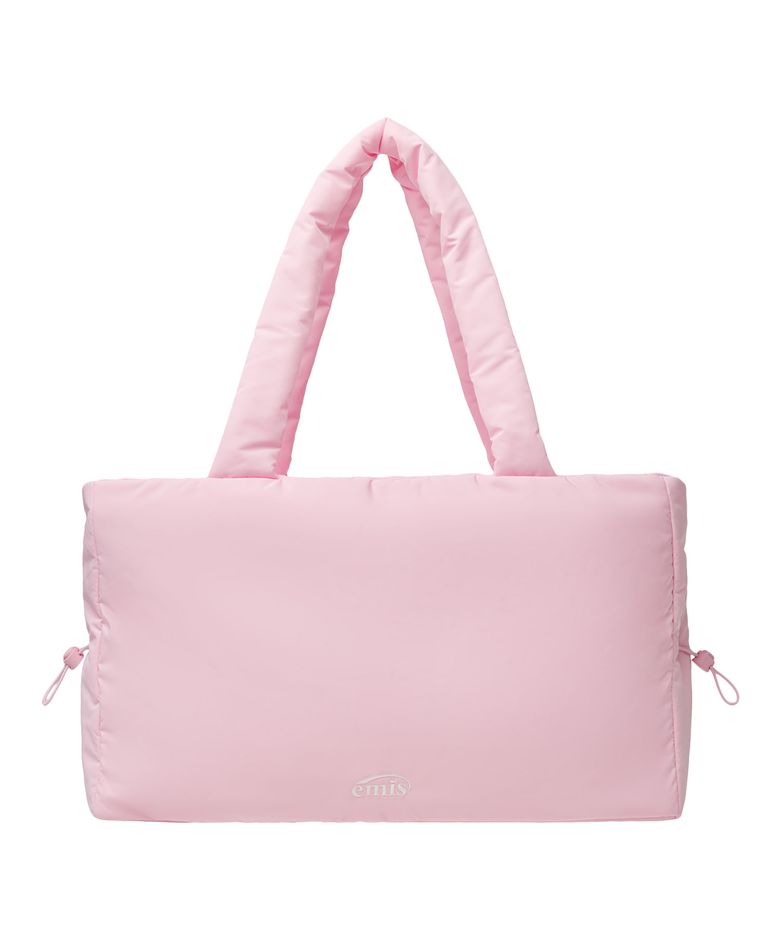 PUFFER STRING TOTE BAG-PINK